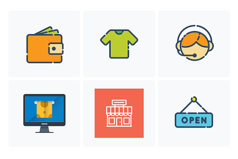 Categorias - ícones de comércio e compras grátis, icon categoria 